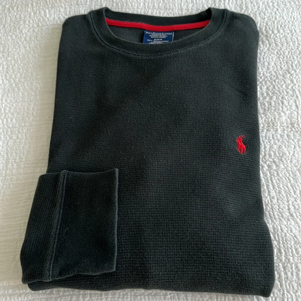 Polo Ralph Lauren, men’s crewneck, thermal, long sleeve, Medium, smoke free home